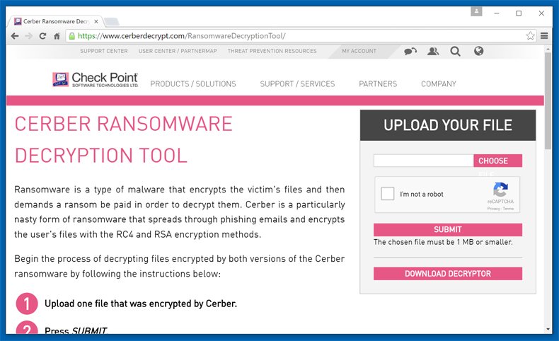 ransomware decrypt tool download